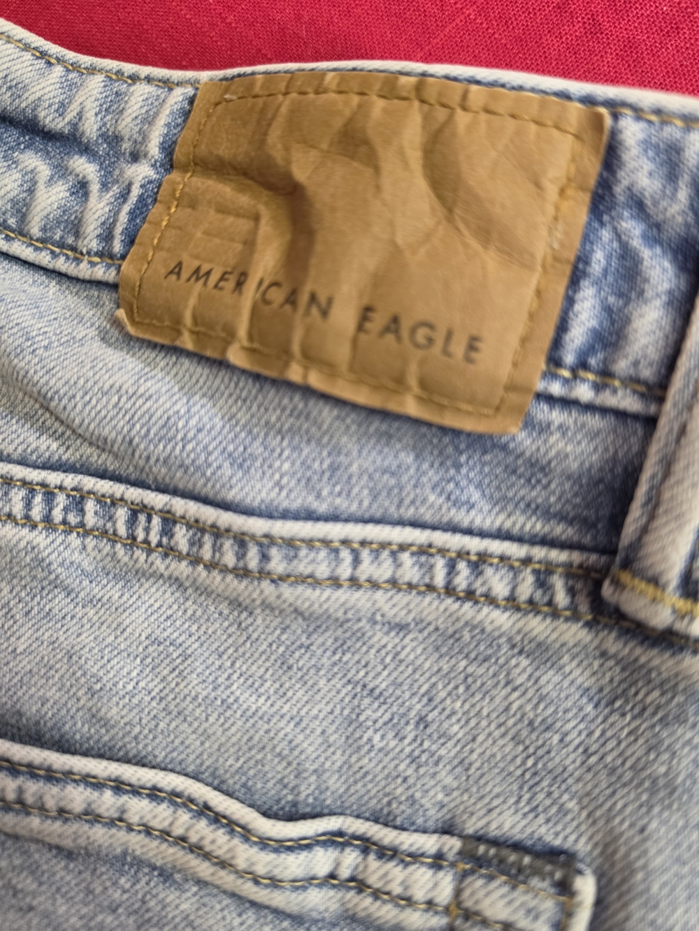 American Eagle Outfitters Lightwash Original Straight Mens Jeans 29x32 - Picture 4 of 9